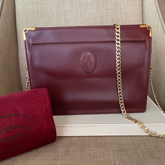 Authentic Cartier vintage clutch bag ( Q073) - Picture 3 of 13